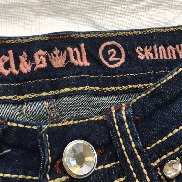 Rebel & Soul Skinny Jeans Size 2 NWT - Picture 3 of 5